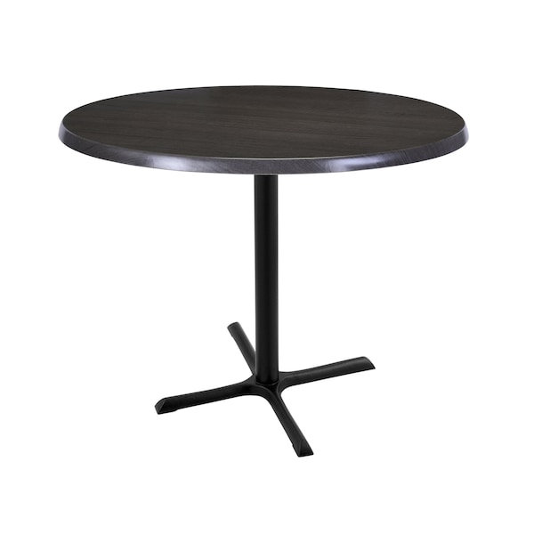 36" Tall In/Outdoor All-Season Table, 36" dia. Charcoal Top